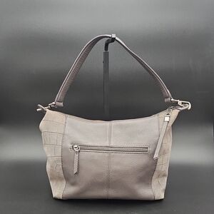 The Sak Taupe Leather Shoulder Bag